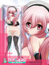 VOCALOID Super Sonico Body pillow case Dakimakura - 3